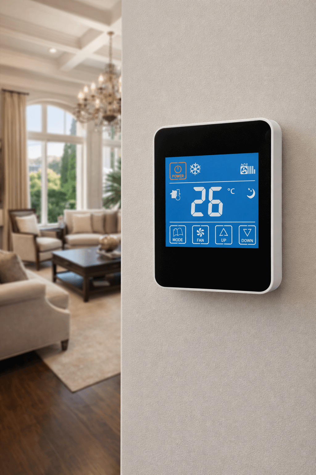 Programmable Thermostat 85–260V AC – Touch Screen - Image 2