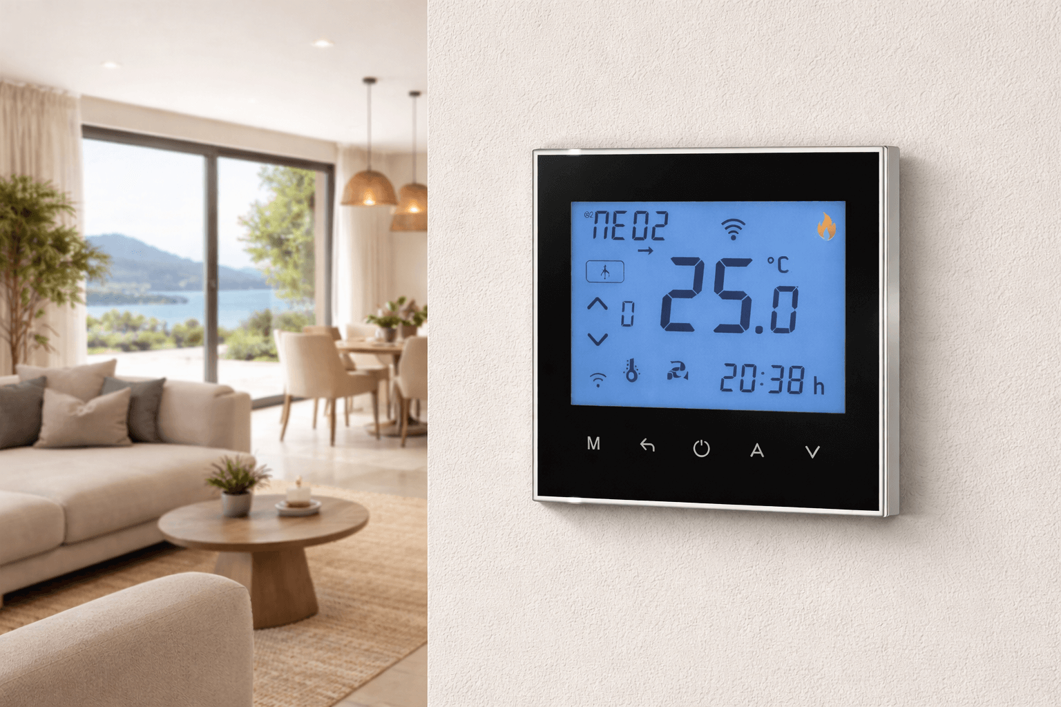 Smart WiFi Newcleo Thermostat – BecaSmart Compatible - Image 2