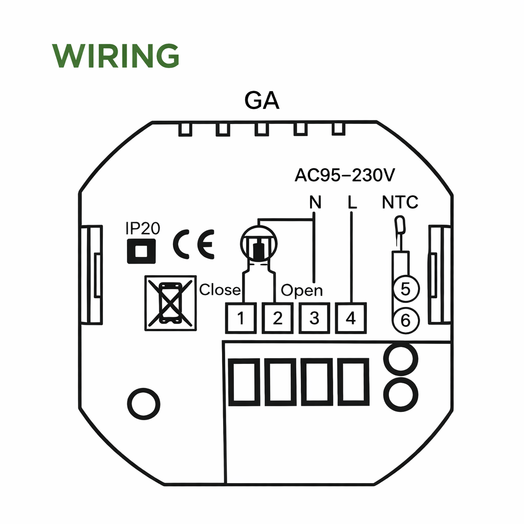 Smart WiFi Newcleo Thermostat – BecaSmart Compatible - Image 4
